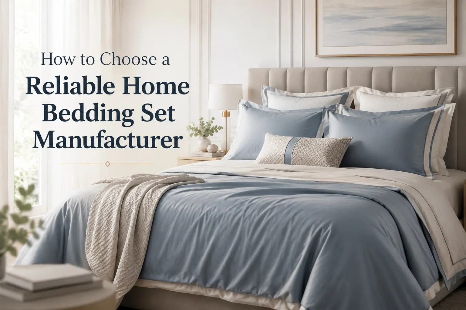 How to Choose a Reliable Home Bedding Set Manufacturer